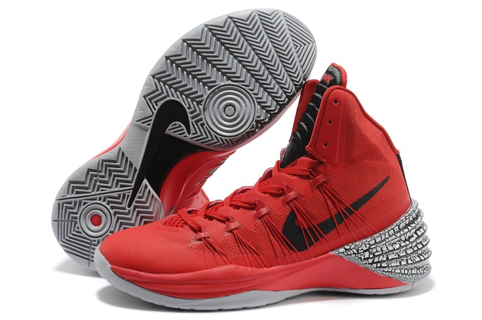 Nike Presse Dates Hyperdunks 2013 Chaussures Hommes Rouge